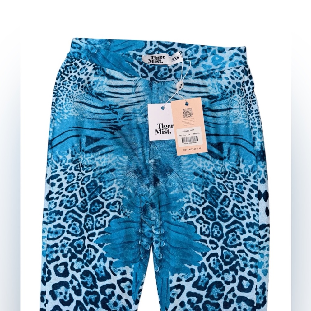 NWT tiger mist blonde pants in blue kaftan - Picture 2 of 3